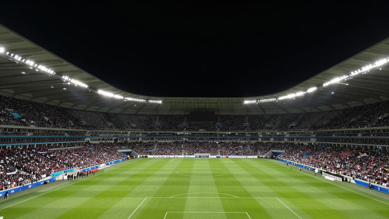 Stadion u Solunu s navijačima