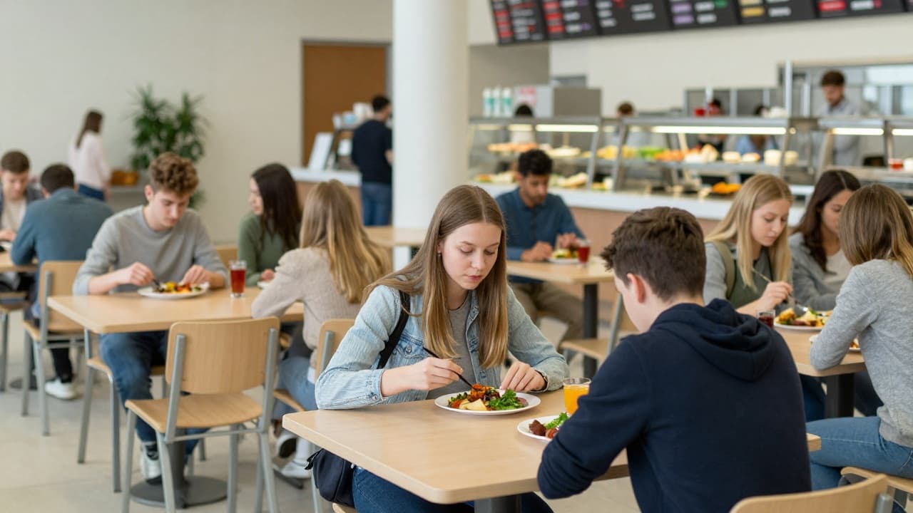 University cafeteria