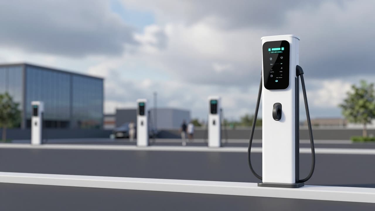 Charging station for electric vehicles