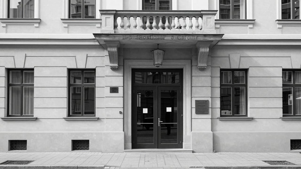 Entrance to the Office for the Suppression of Corruption and Organized Crime