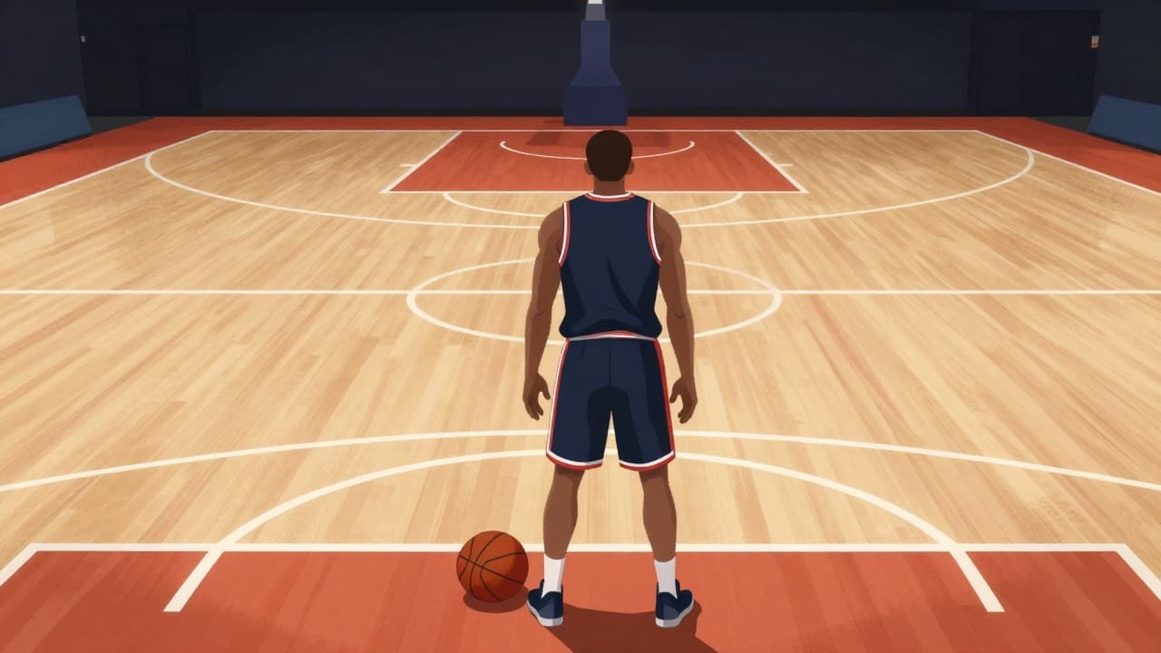 Emotional moment of the players on the court