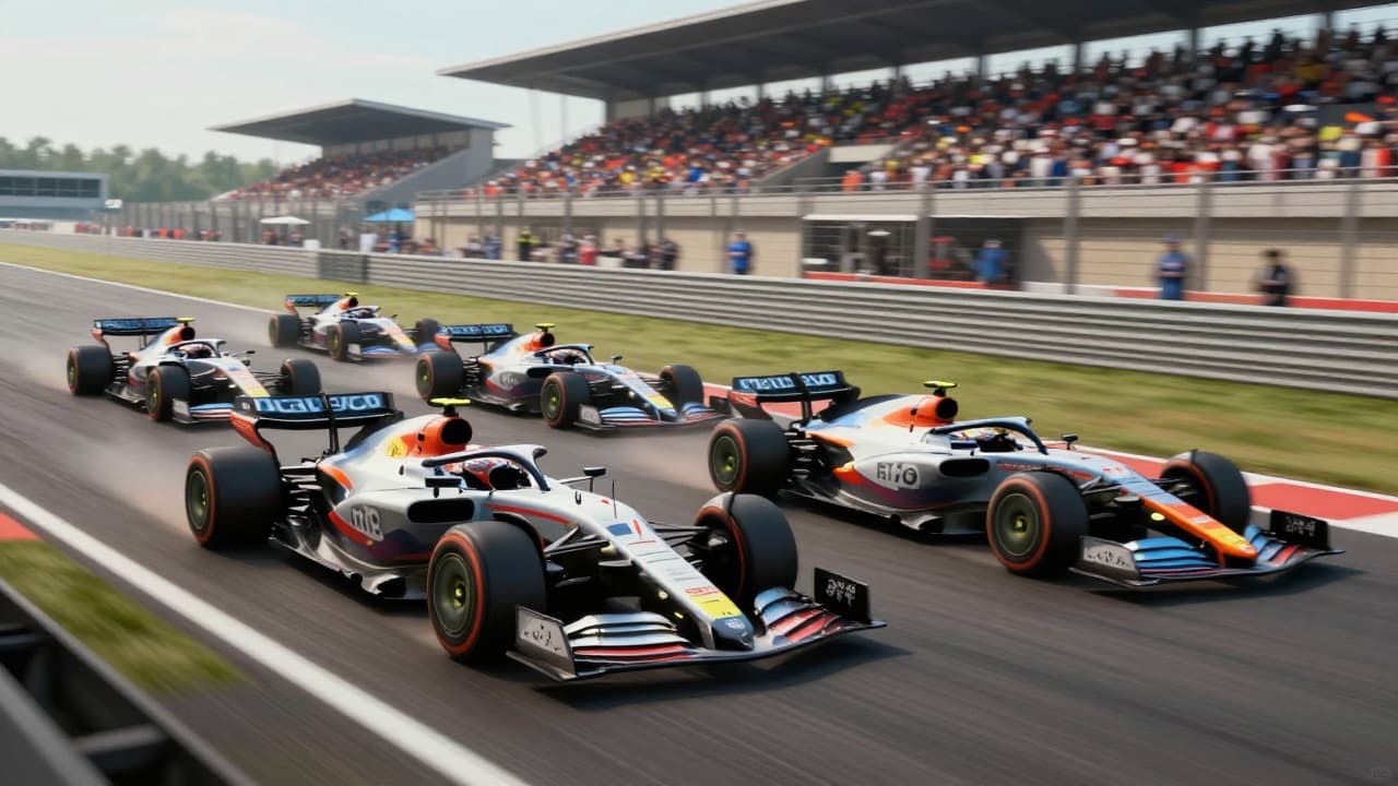 Lando Norris i Franco Colapinto na stazi
