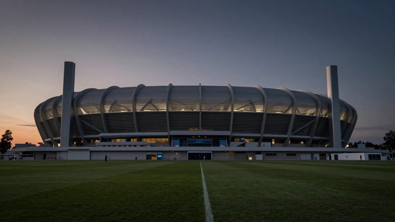 Dramatična arhitektura nogometnog stadiona