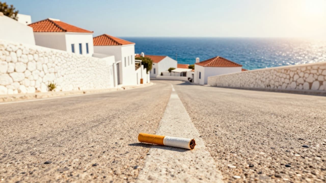 Police officer discards cigarette stub on Ugljan, internal probe launched