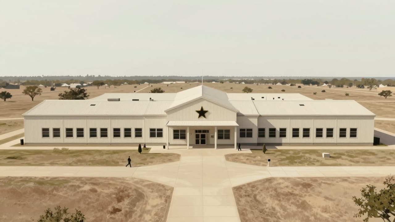 Military station and weapon symbols