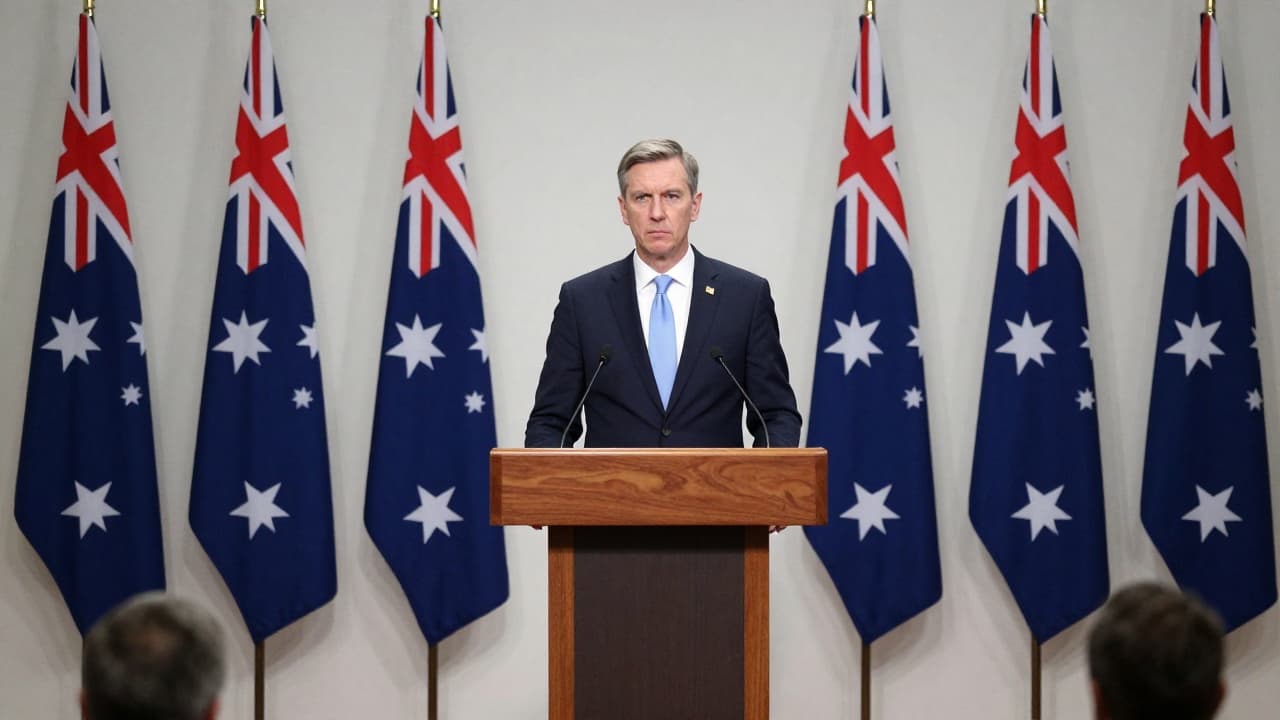 Prime Minister Albanese speaks at a press conference