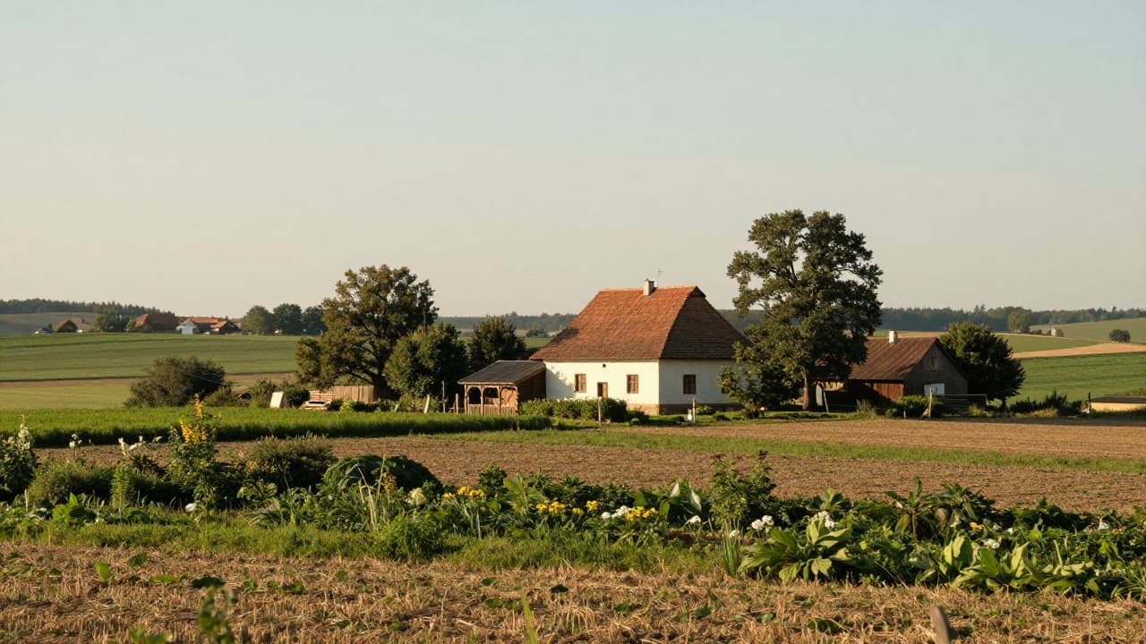 Traditional house in Međimurje