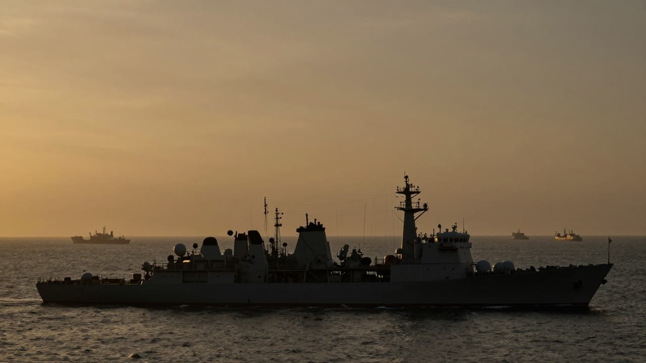 Američki marinci na palubi ratnog broda