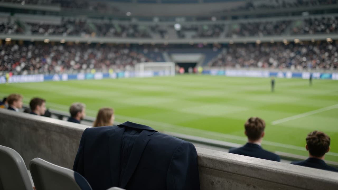 An empty bench at the Napoli stadium