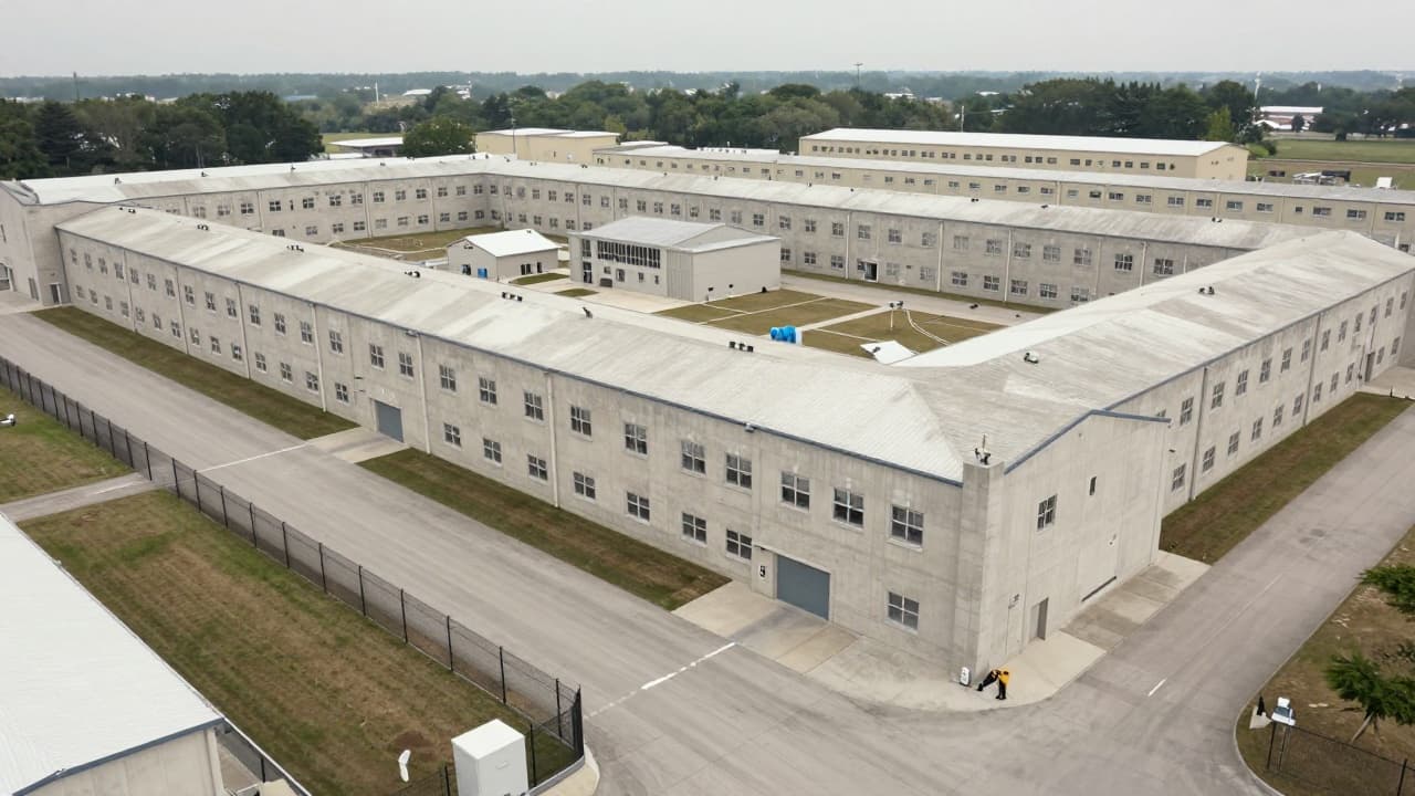 View of the prison facility