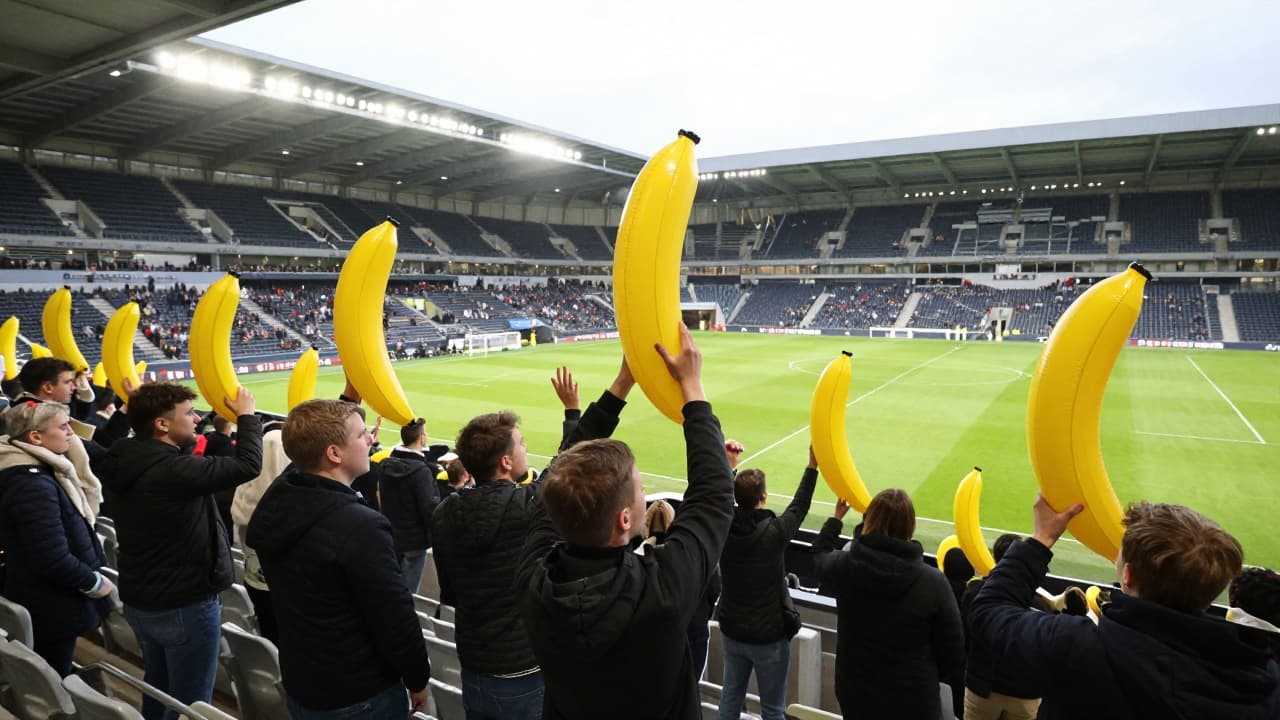 Fans with full bananas