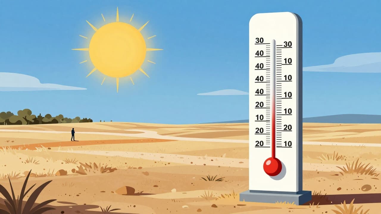 Termometar pokazuje visoke temperature
