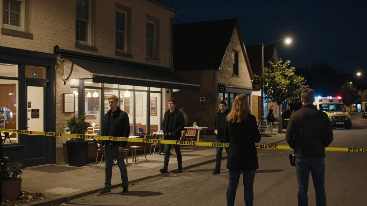 Policijska traka ispred lokala