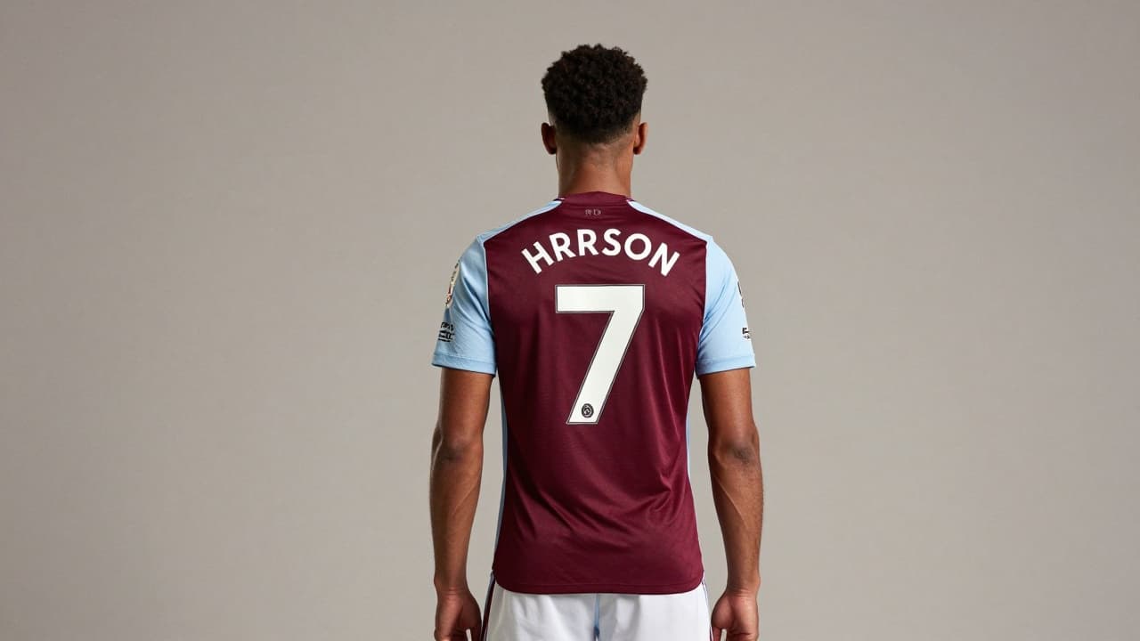 Ezri Konsa in an Aston Villa jersey