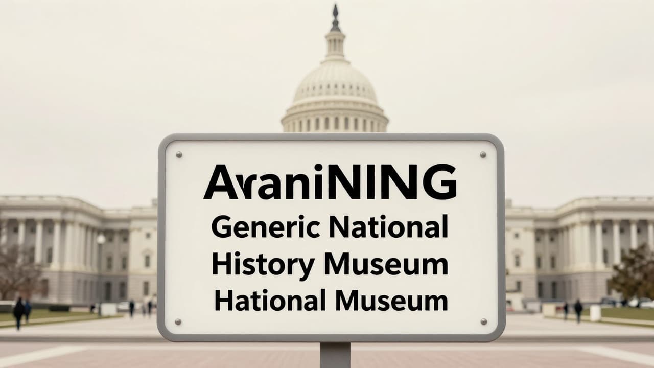 Trump orders warning signs at Smithsonian exhibitions