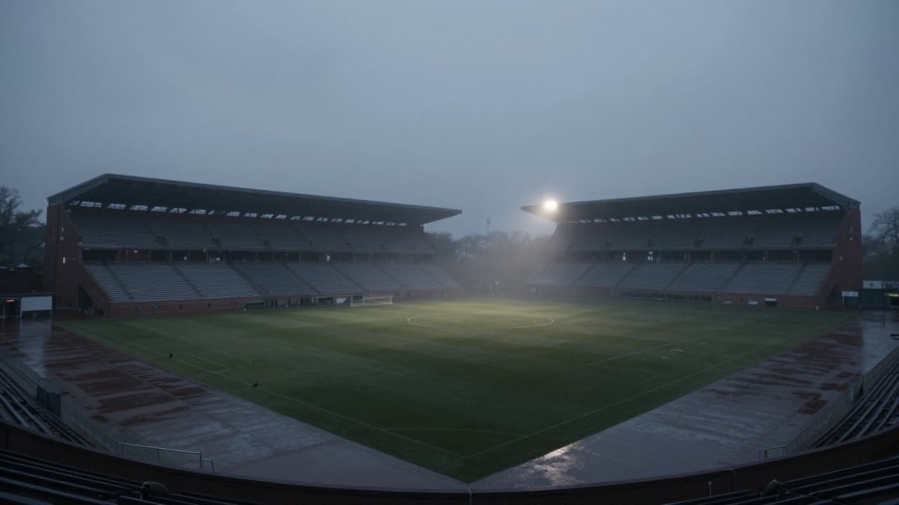 Atmosferična slika praznog stadiona