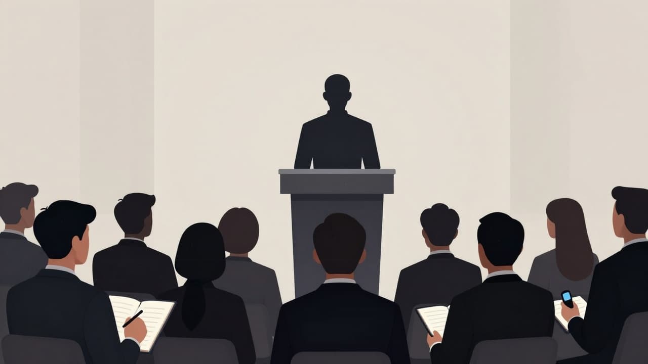 Anonymous speaker at the press conference