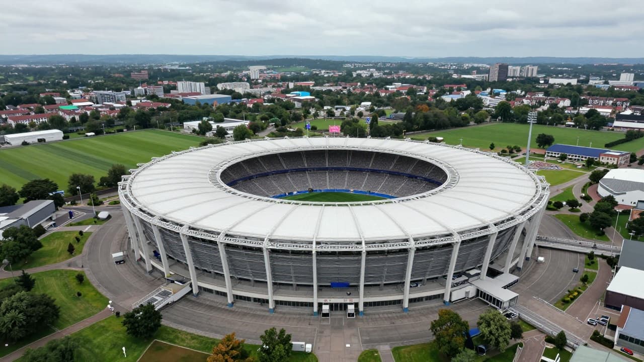 Pogled na stadion iz zraka