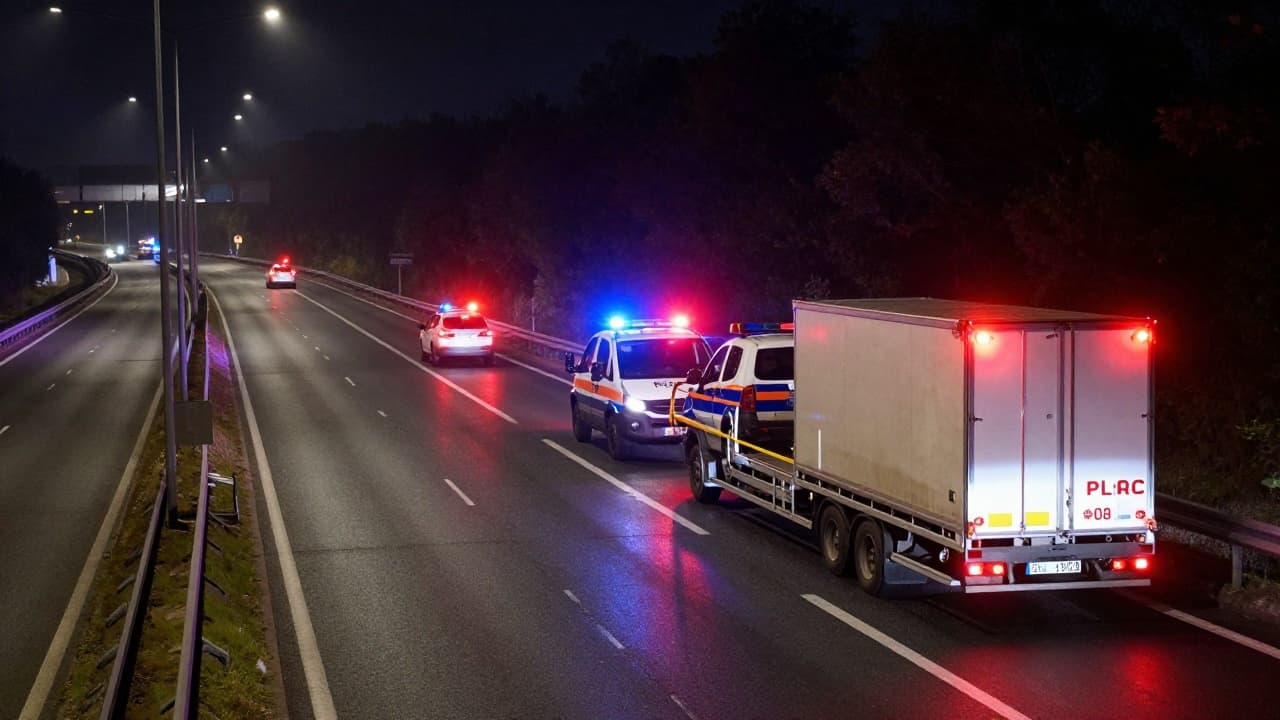 Automobil na noćnoj cesti