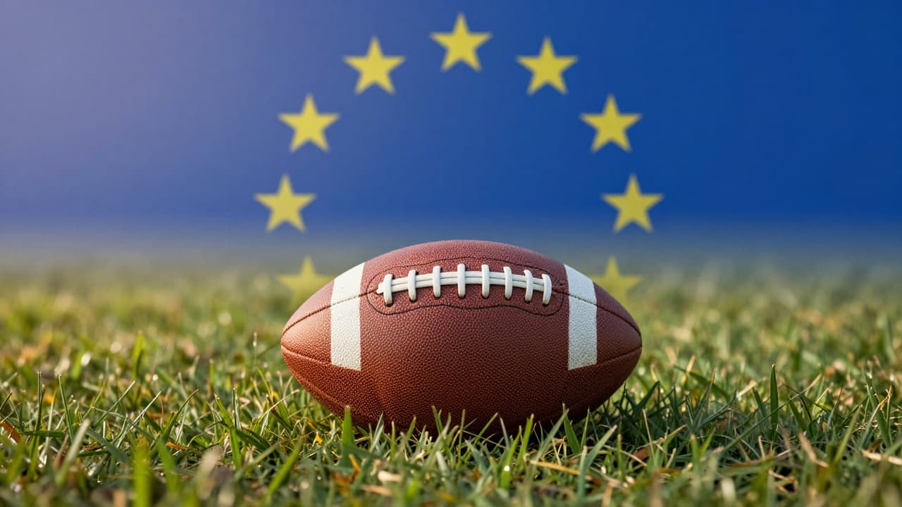 Stari lopti na zelenom travnjaku