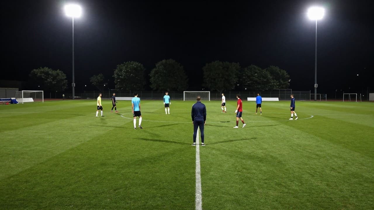 Scottish team training in the spotlight