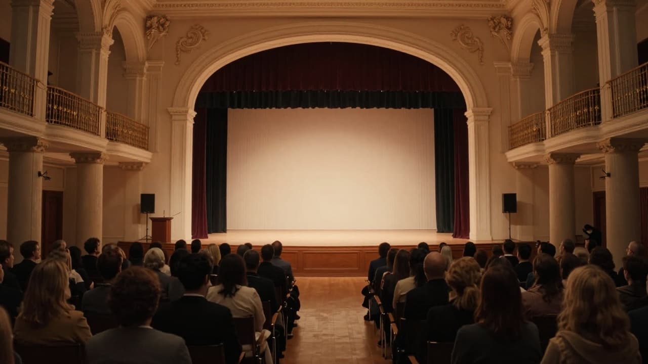 Ambijentalni prizor kulturne dvorane