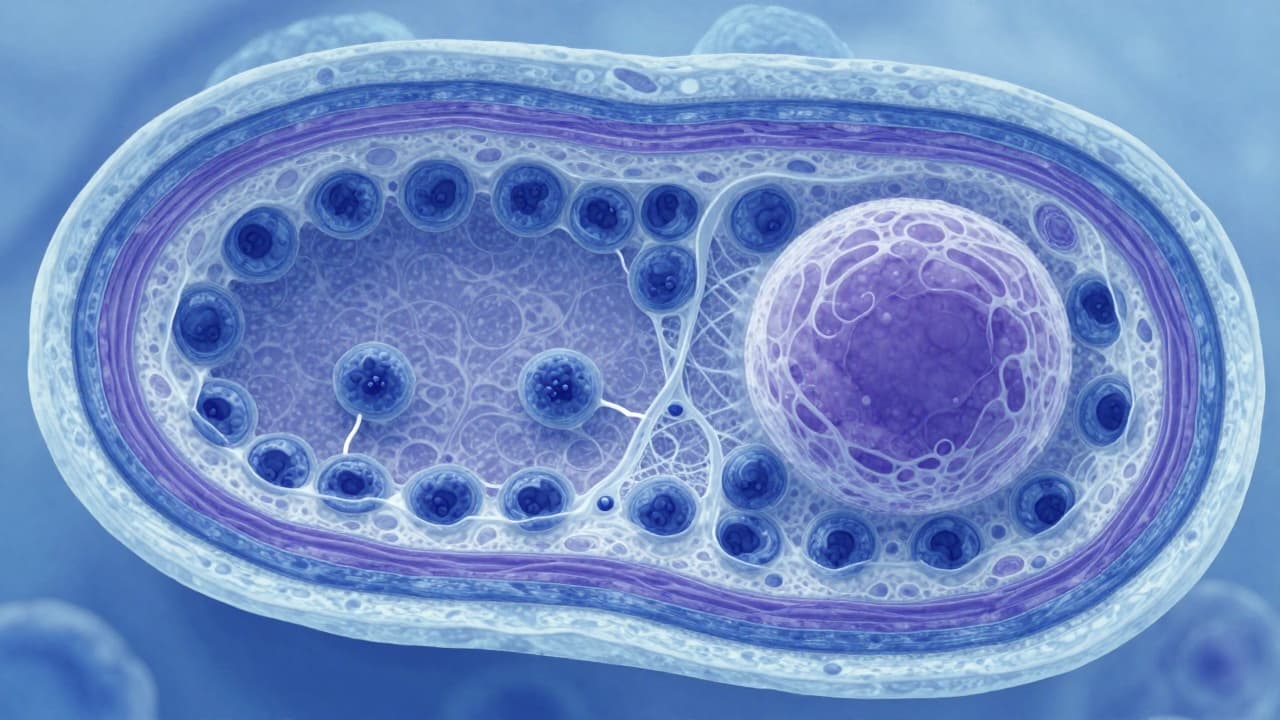 Microscopic view of prostate basal cells