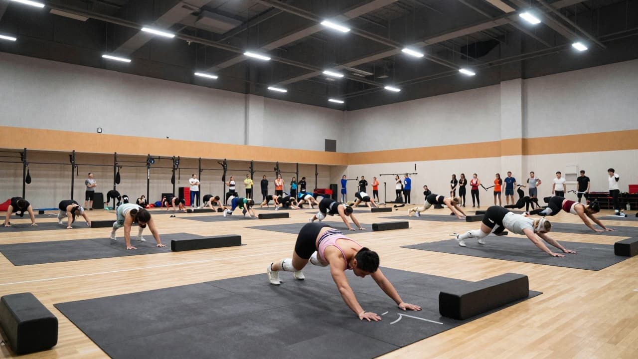 Natjecatelji na funkcionalnom fitness natjecanju