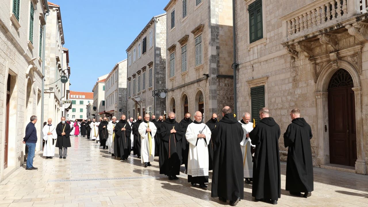 Procesija povijesnim ulicama Šibenika
