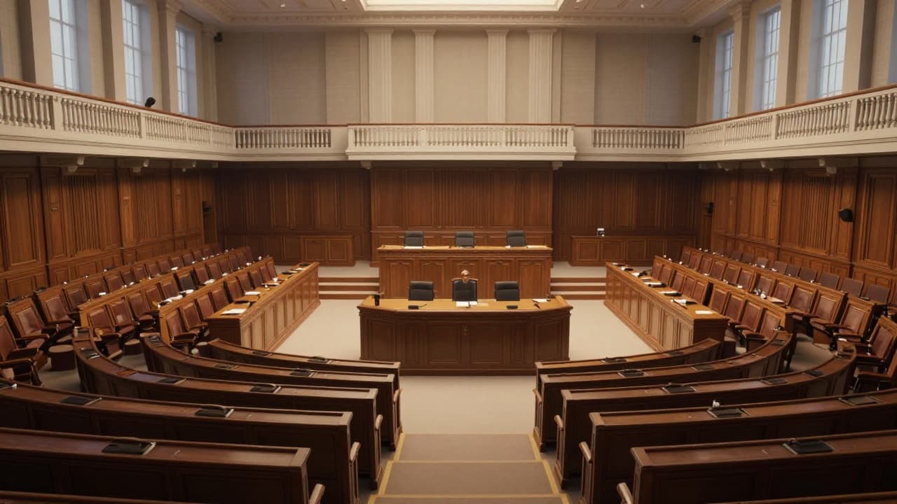 Prazna parlamentarna dvorana
