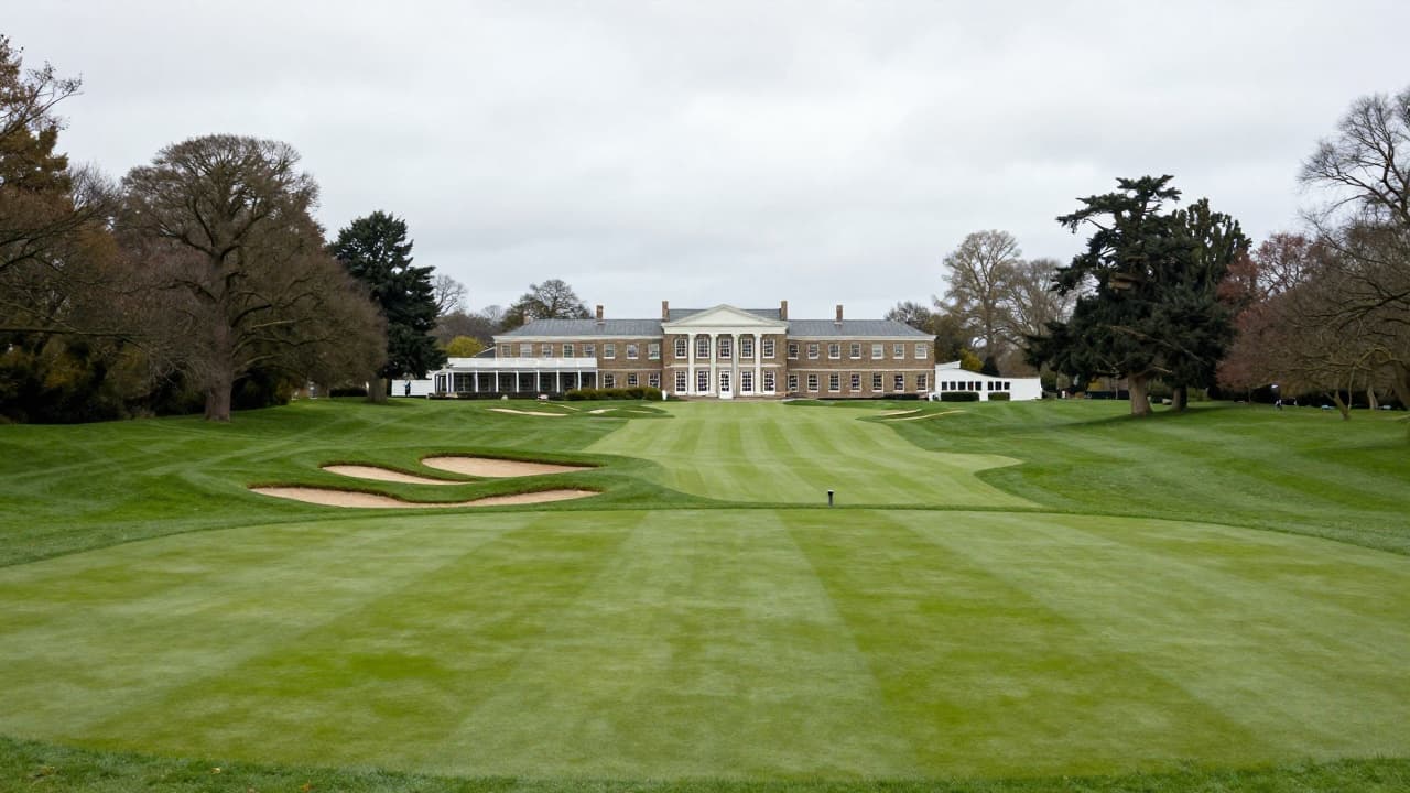 Golfers on the fairway