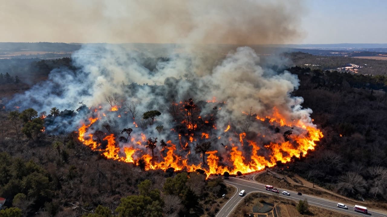 France and Spain face record wildfires