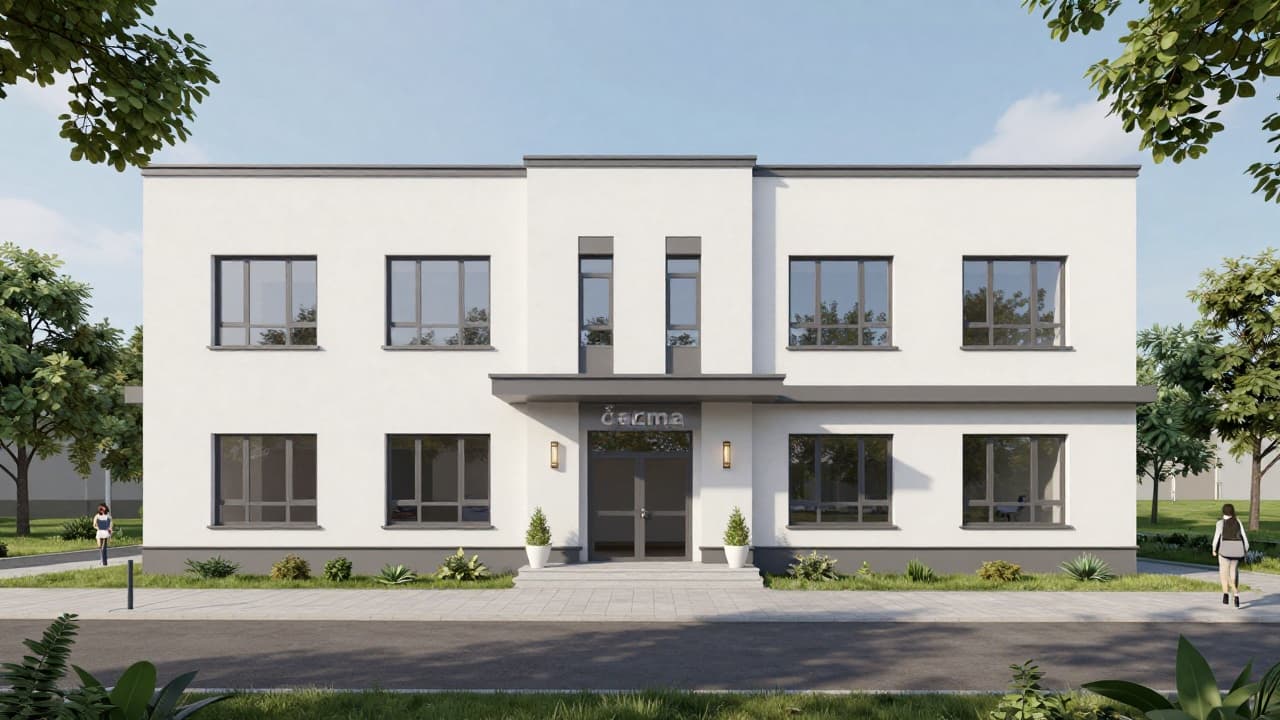 Modernizirana fasada i uređen ulaz