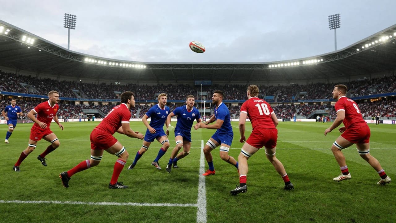 Dynamic play on the rugby field
