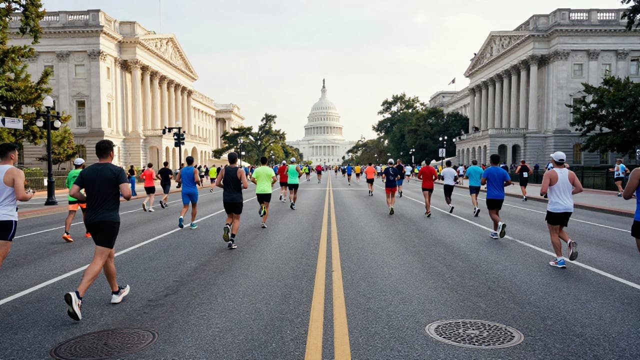 Trkači na utrci u Washingtonu