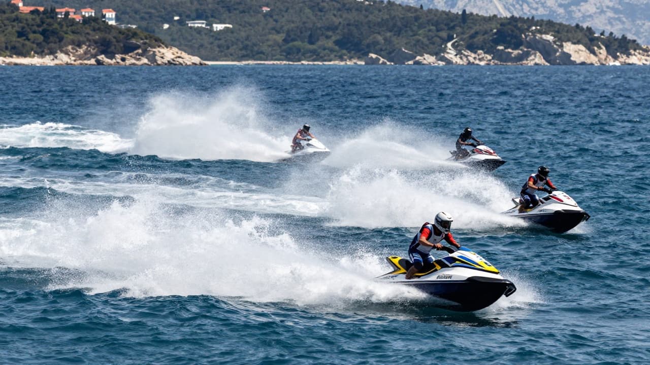 Jet ski na moru