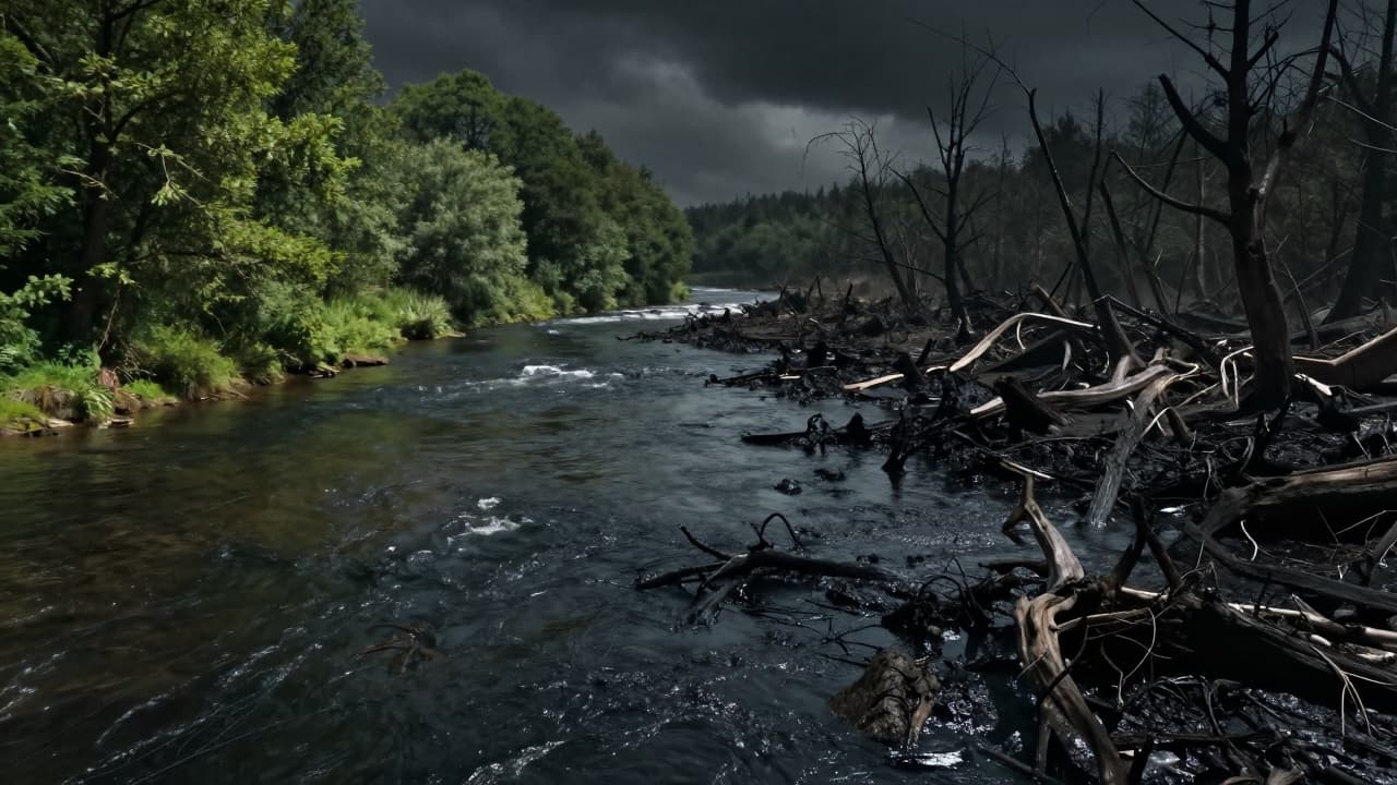 From idyllic nature to toxic pollution