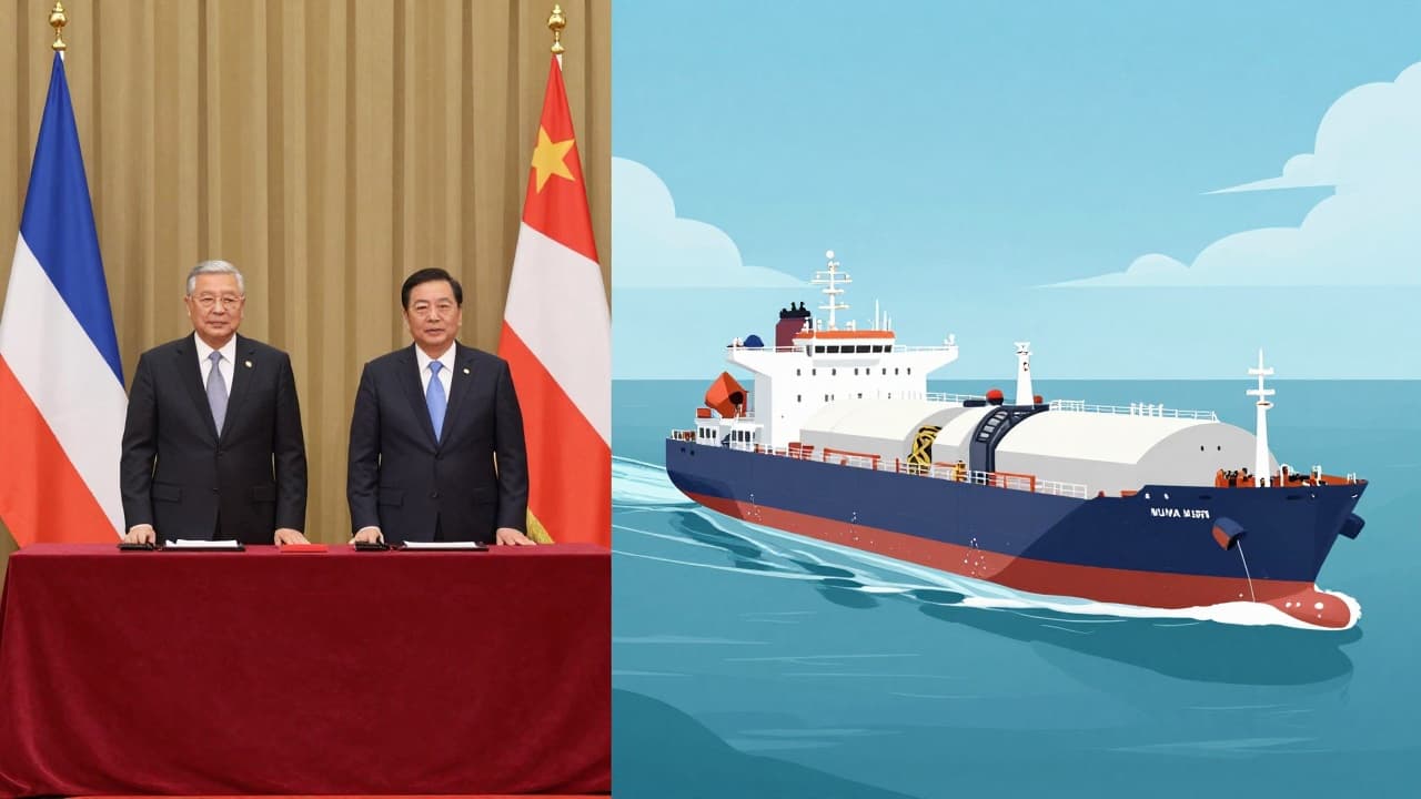 LNG tanker na moru