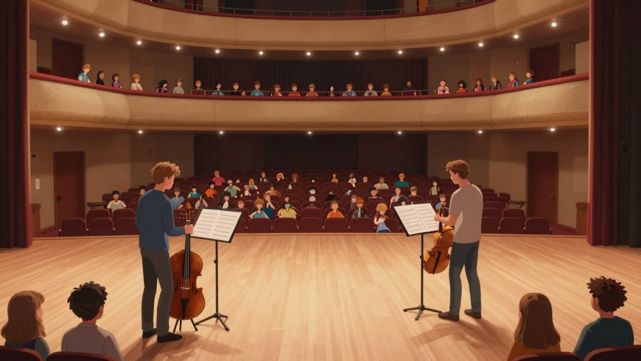 Children's concert in the theater hall