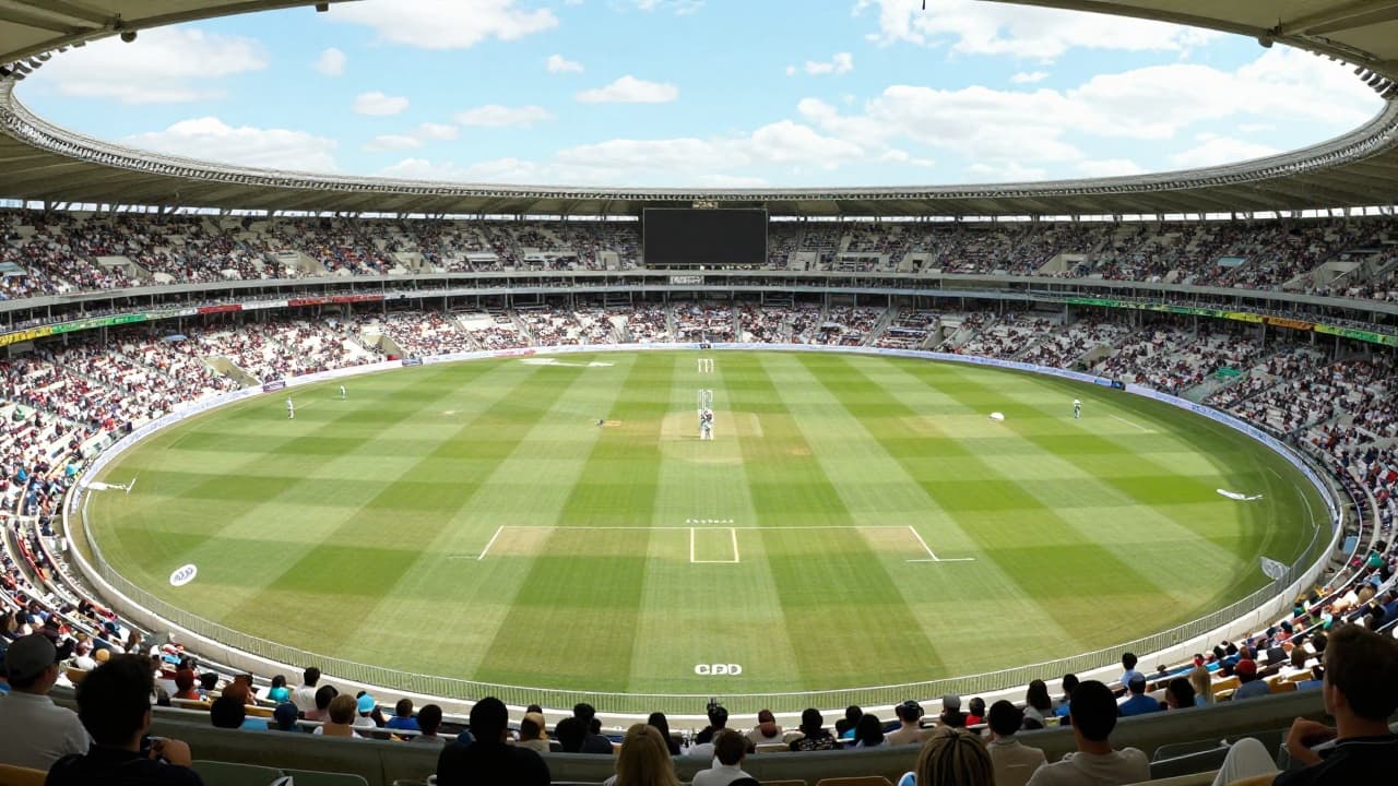 Kriketaši u akciji na terenu