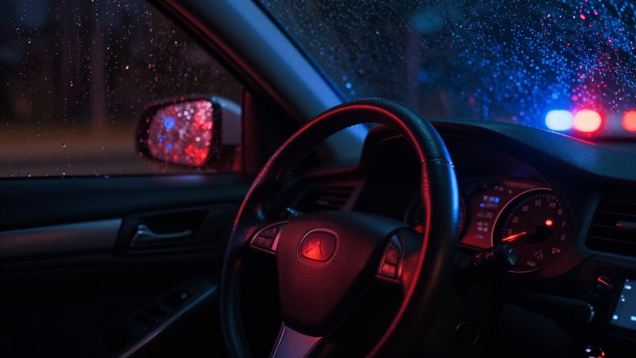 Police officers stopped a vehicle on Wednesday evening in Osijek-Baranja County.