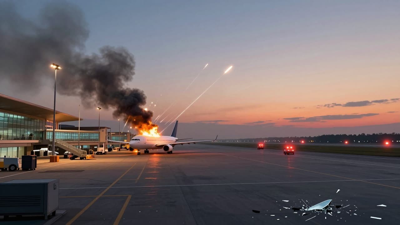 Airport under attack