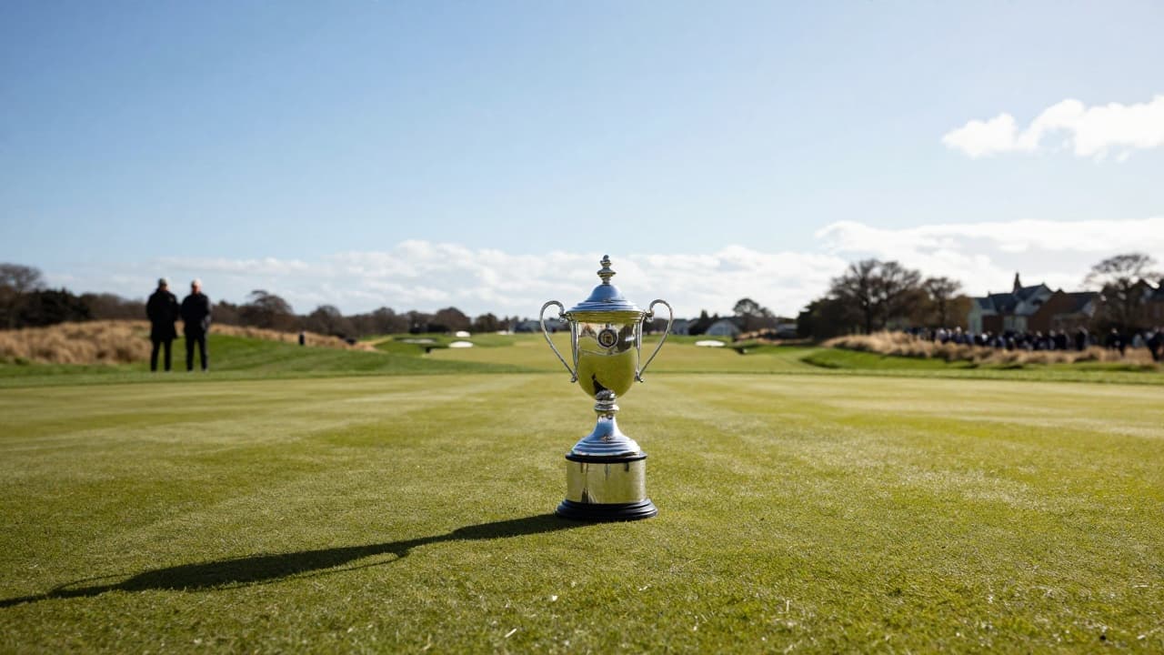 Golden trophy for the winner