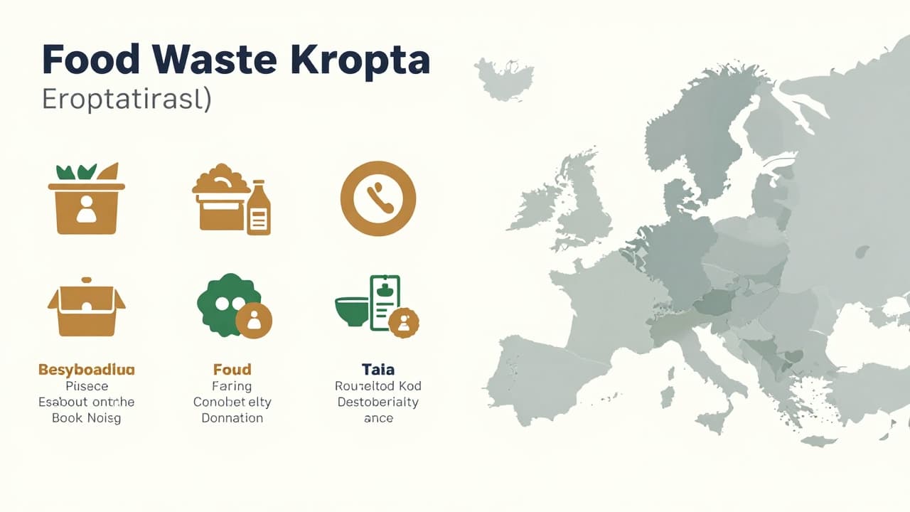 Infografika o otpadu hrane u Hrvatskoj i EU
