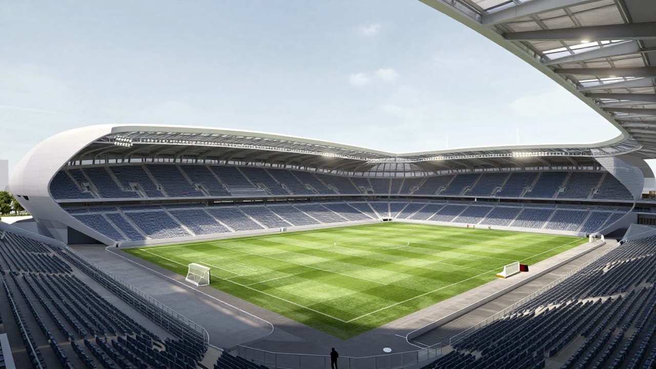 Arhitektonski prikaz novog stadiona