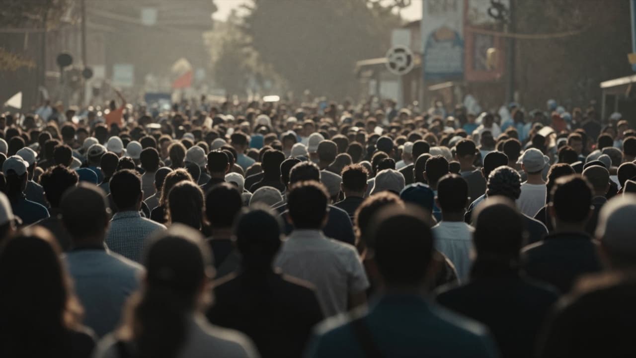 Image of the gathering at the public event