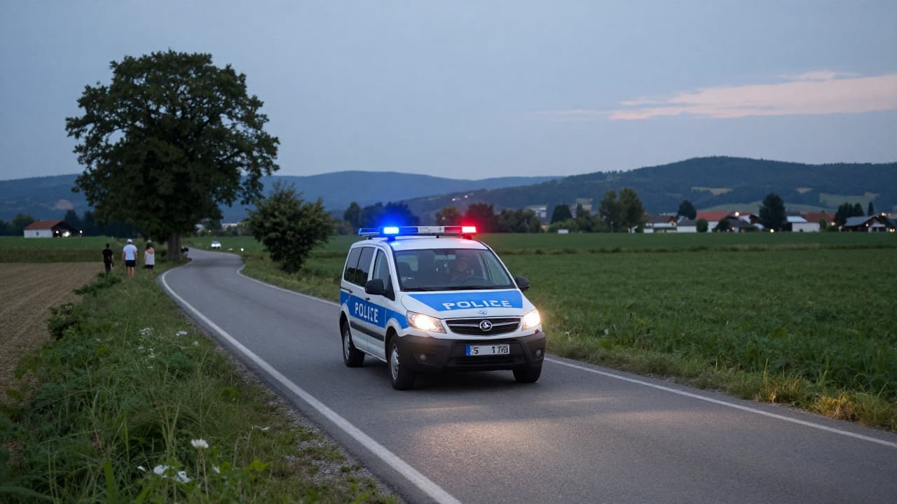 Policija na mjestu nesreće u Zagorju