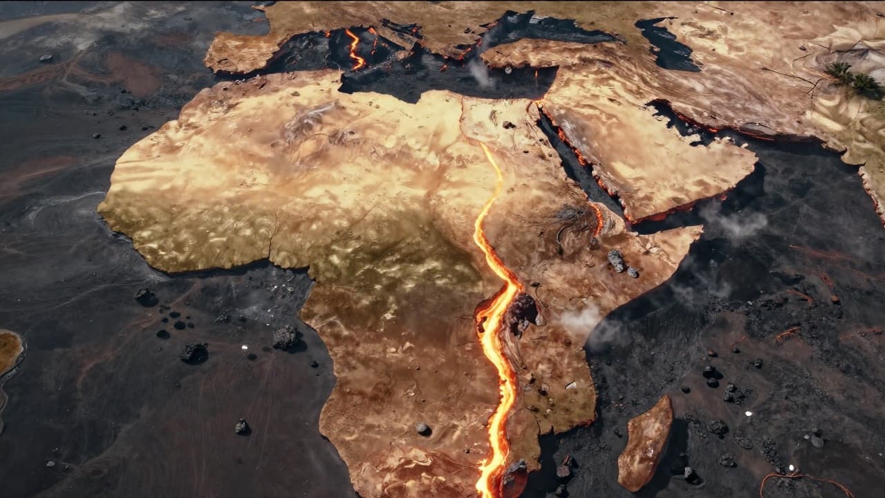 Afrička kontinentalna ploča se razdvaja