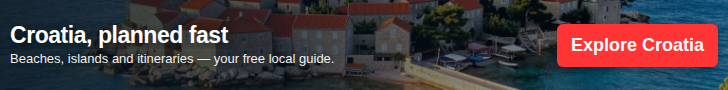 Croatia, planned in minutes — croatian-guide.com